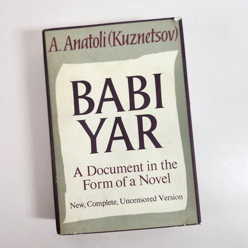 Babi yar anatoli kuznetsov - babi,